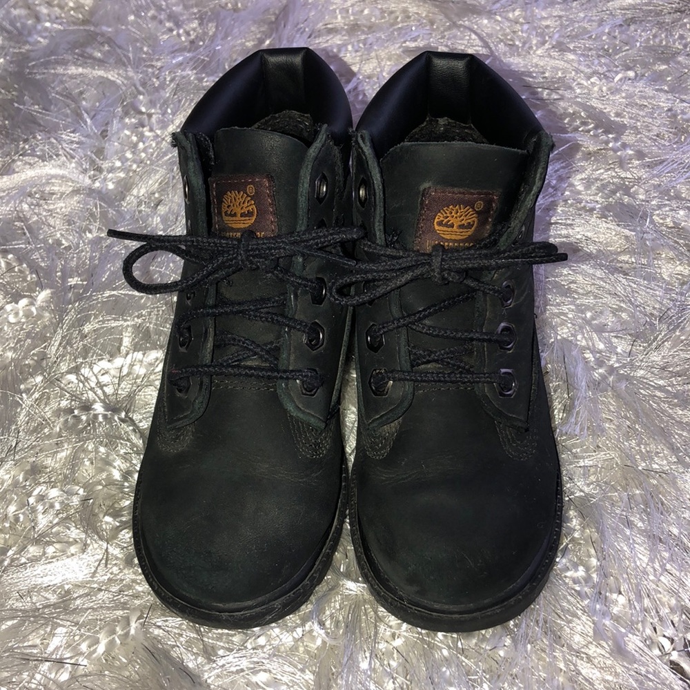 Black Timberland boots